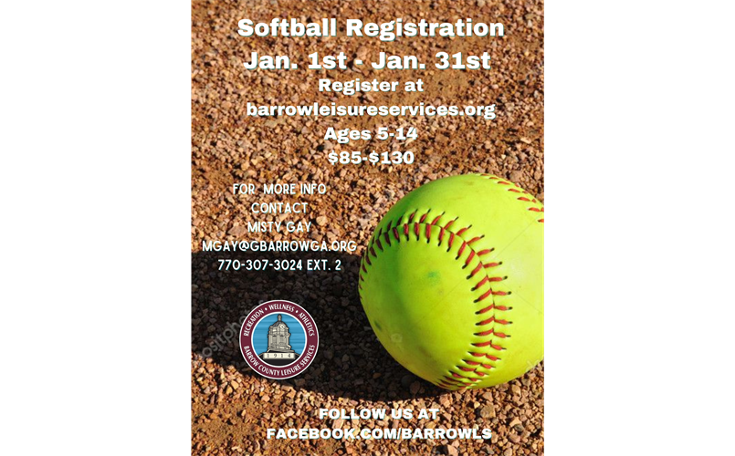 spring softball registration