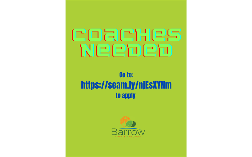 Coaches Needed