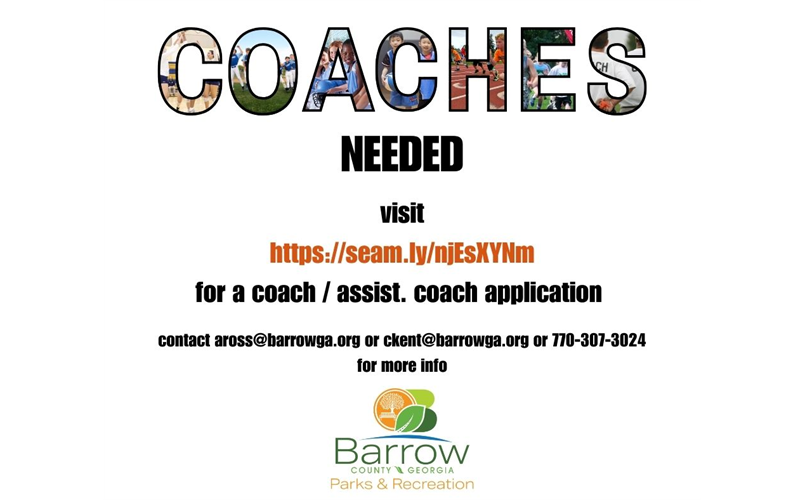 Coaches Needed